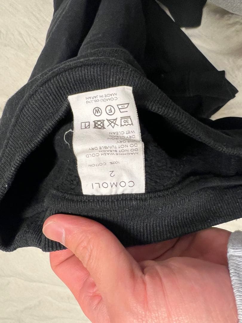 comoli スウェット