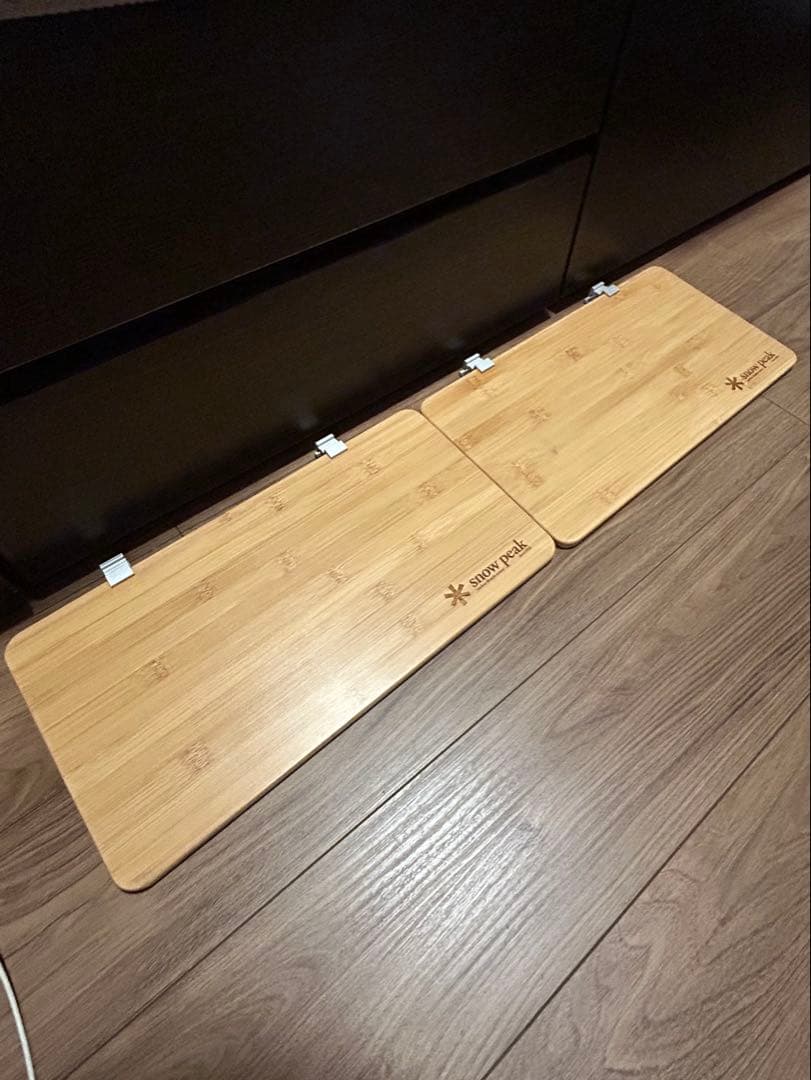 【美品】スノーピーク　スライドトップハーフ竹　　IGT 2枚セット