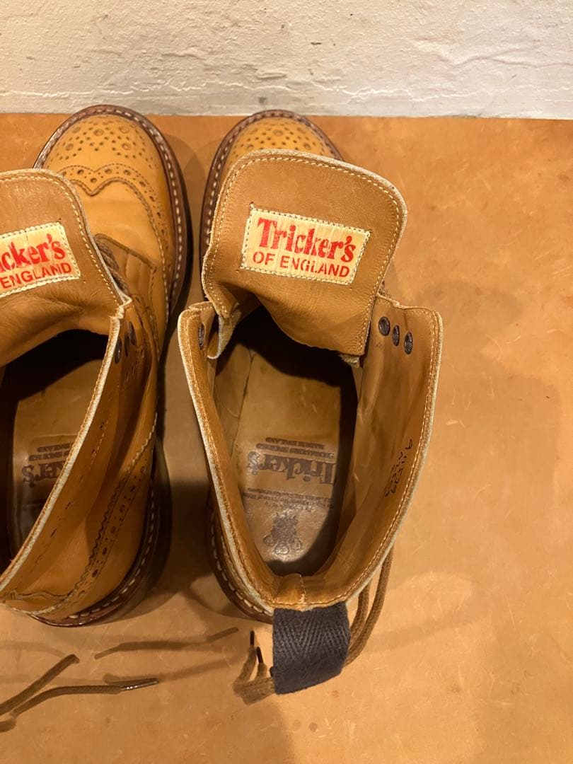 トリッカーズ　カントリーブーツ　エイコーン　UK8