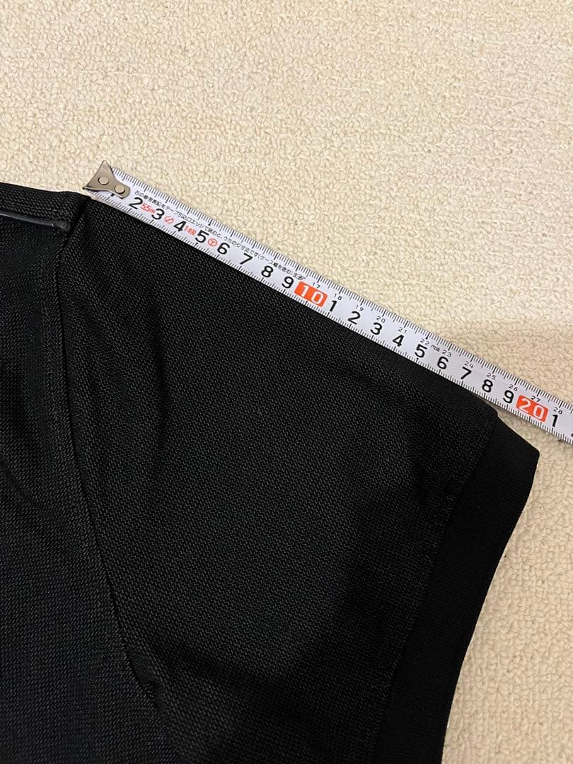 美品！風を通しにくい素材　マークアンドロナ　TR メンズポロ Mブラック