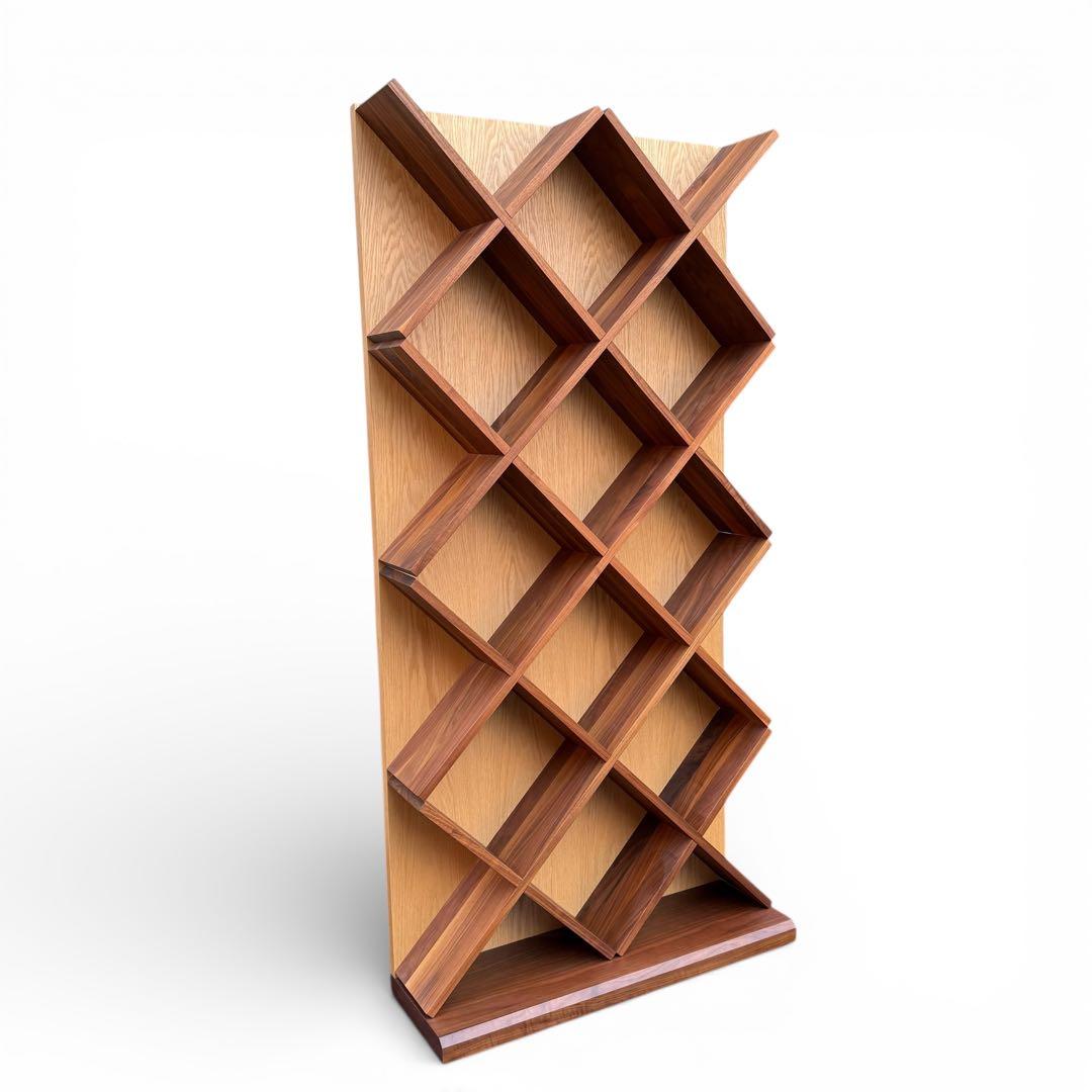 レグナテック ミールス　シェルフ　本棚　ウォールナット　オーク　北欧　定価20万