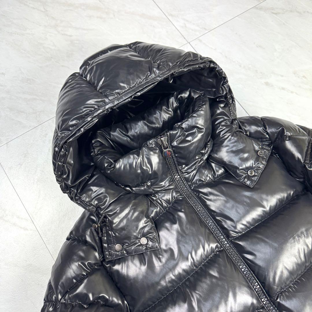 極美品 モンクレール MAYA マヤ ダウンジャケット　フード ブラック 0