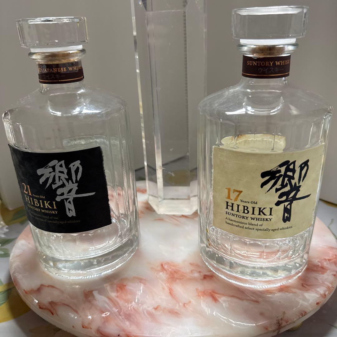 響タワー響21年、17年空瓶付き　　25.07.13