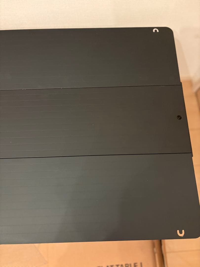 VERNE FLAT TABLE L ブラック　ベルン　フラットテーブル