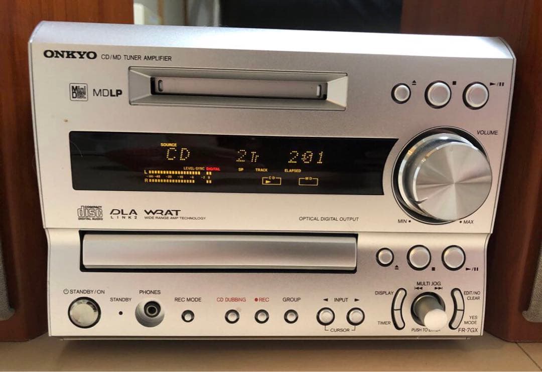 ONKYO FR -7GX CD/MDコンポ 高出力オーディオ