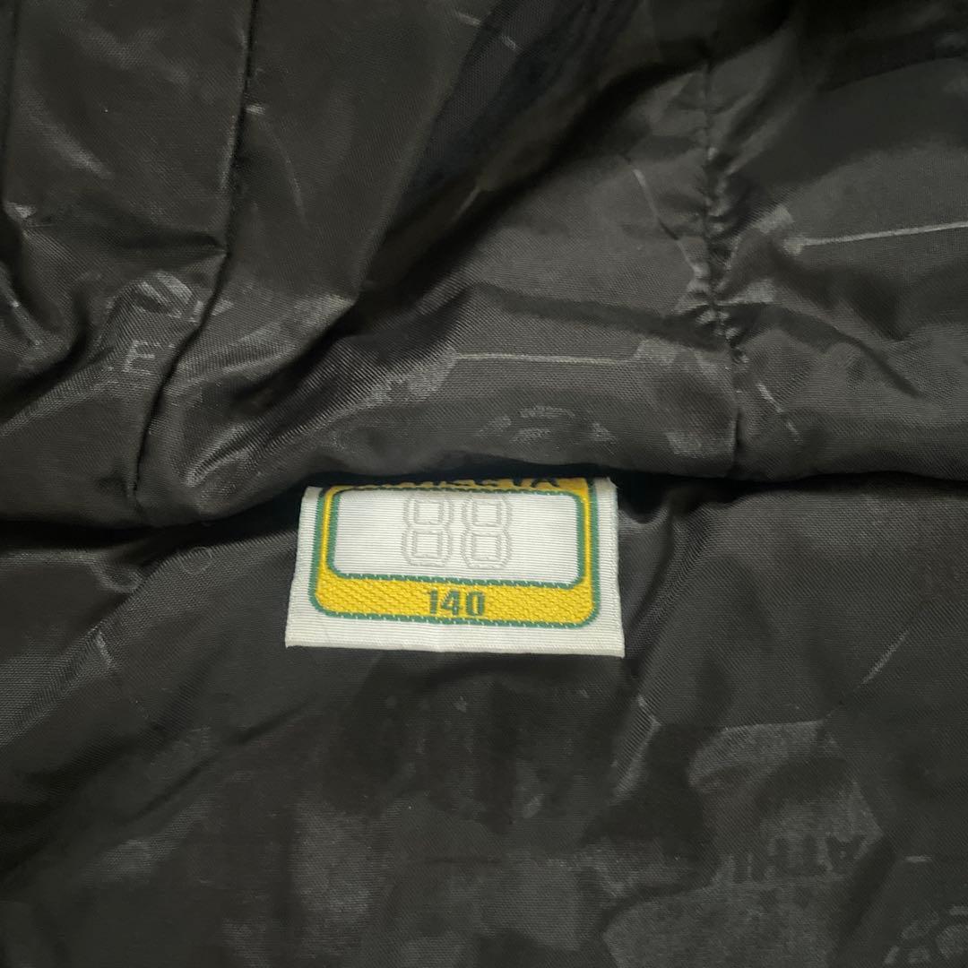 ATHLETA ブラック ロングベンチコート　美品　140