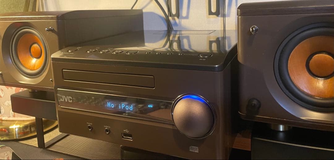 【動作良好品】Victor ウッドコーンコンポ EX-S3 フルセット