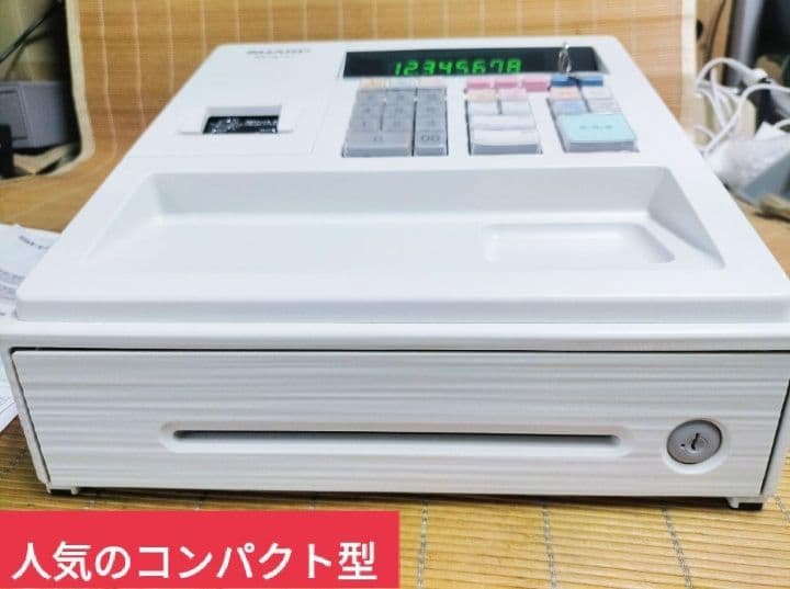 シャープレジスター　XE-A147　PC連携売上管理フル設定無料　300301
