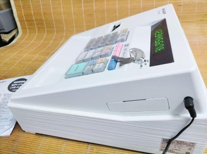 シャープレジスター　XE-A147　PC連携売上管理フル設定無料　300301