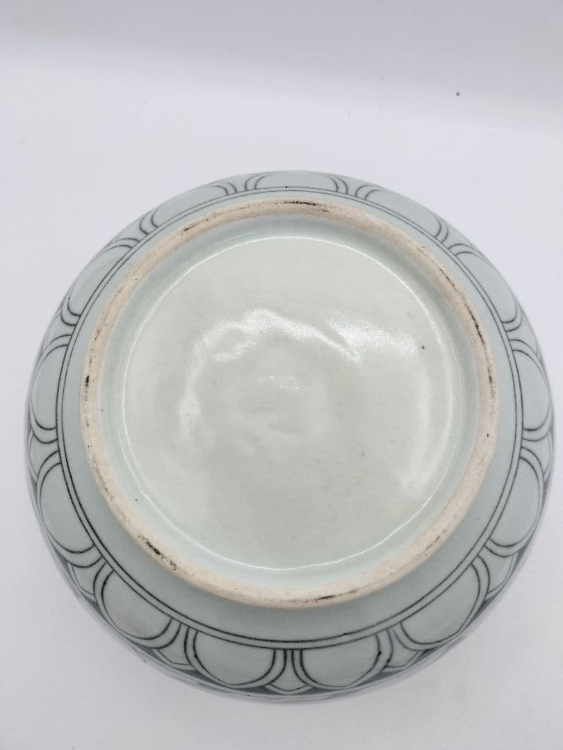 c519 水指 韓国廣州窯 趙小守 木箱 茶道具 古物