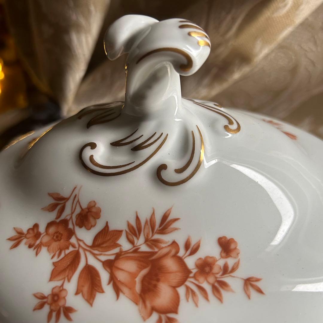 ドイツ製 Hutschenreuther 美しいfleur❁大きなスーピエール