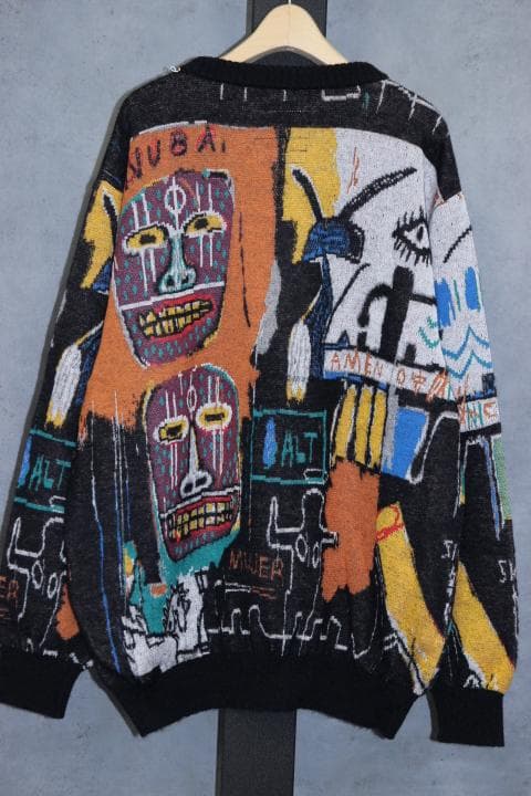 WACKO MARIA ワコマリア バスキア CREW NECK ニット XL