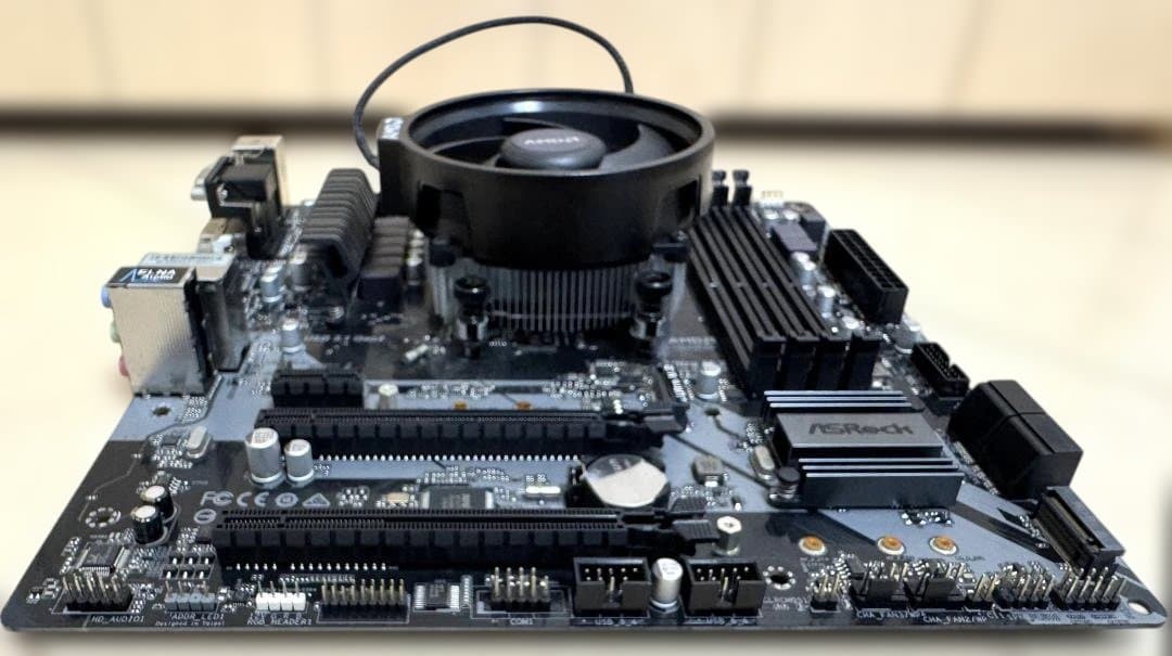 [セット品] B450M pro4 ＋ Ryzen5 2600（クーラー付）