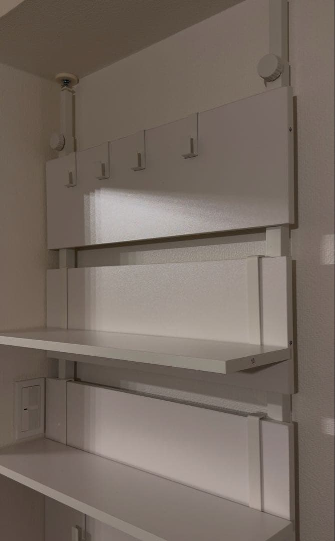 賃貸 Hang シェルフ 白 60cm panastyle つっぱり　棚