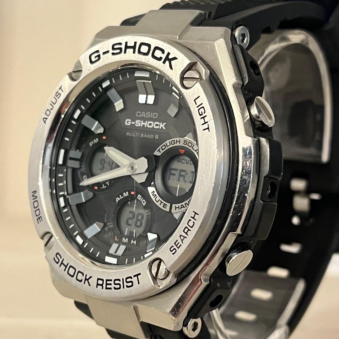 美品　G-SHOCK・G-STEEL・GST-W110-1AJF