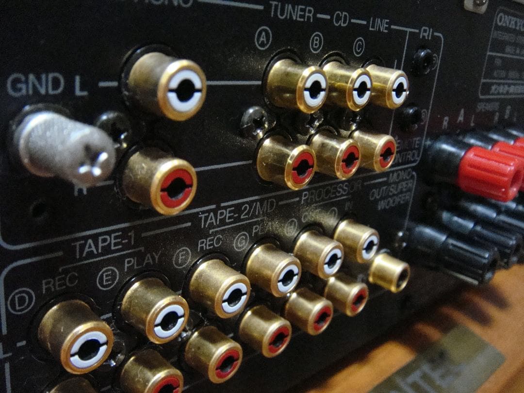 整備済 程度良 ONKYOオンキョー アンプ A-911M LTDリモコン取説付