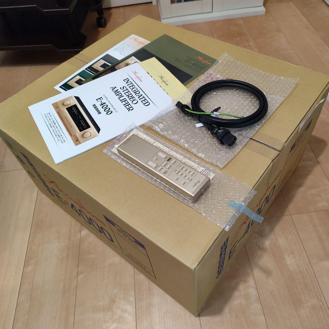 極美品 Accuphase E-4000 プリメインアンプ 元箱発送