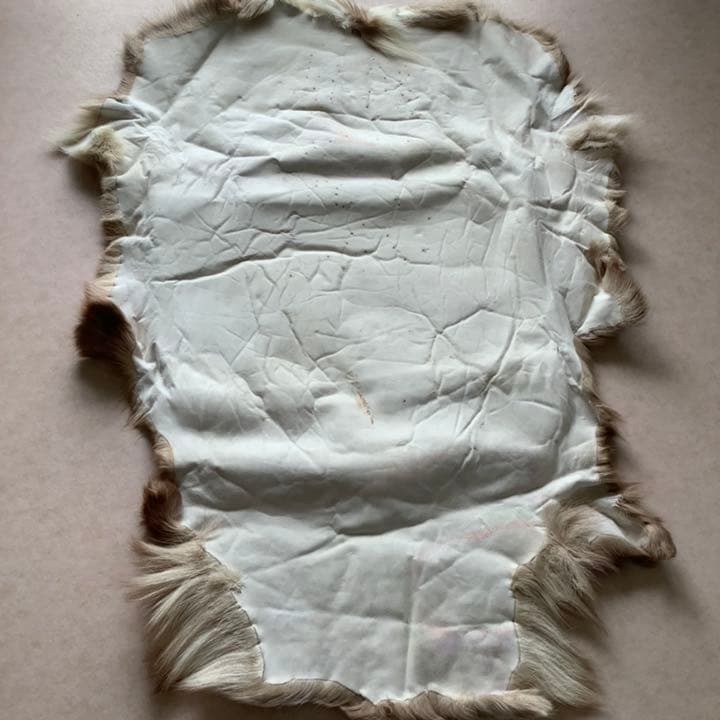 毛皮 マット ラグ トナカイ