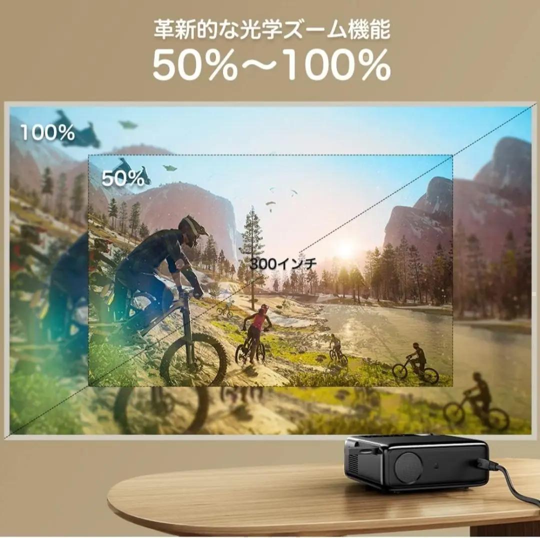 プロジェクター 小型家庭用 大画面 スピーカー ホームシアター 15000lm