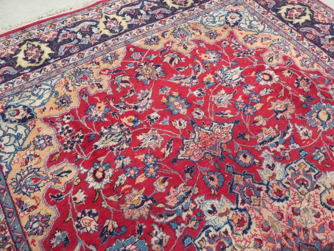 大判　ペルシャ絨毯　373×270cm　イラン産　手織り