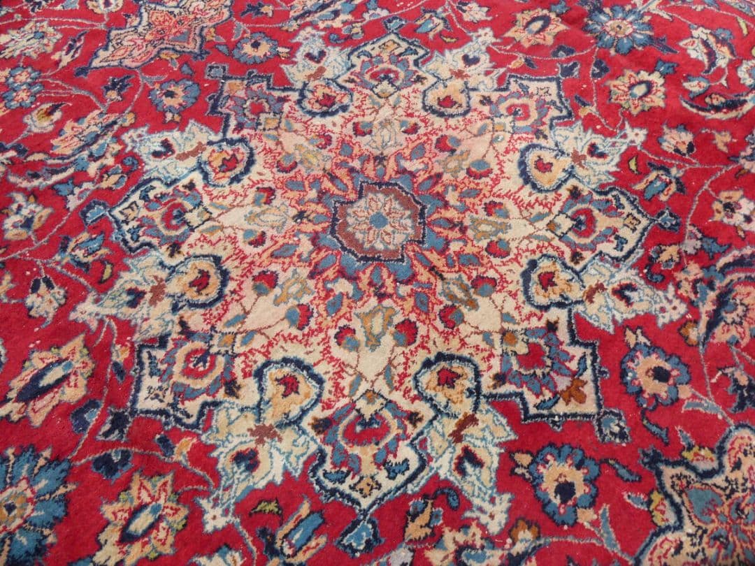 大判　ペルシャ絨毯　373×270cm　イラン産　手織り