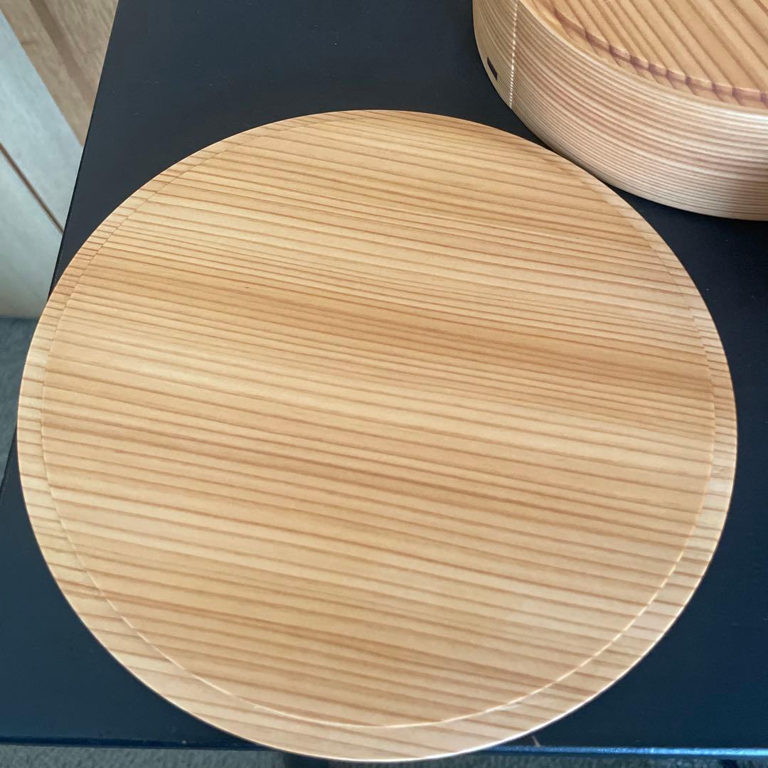 栗久 秋田杉 大館曲げわっぱ 二段重