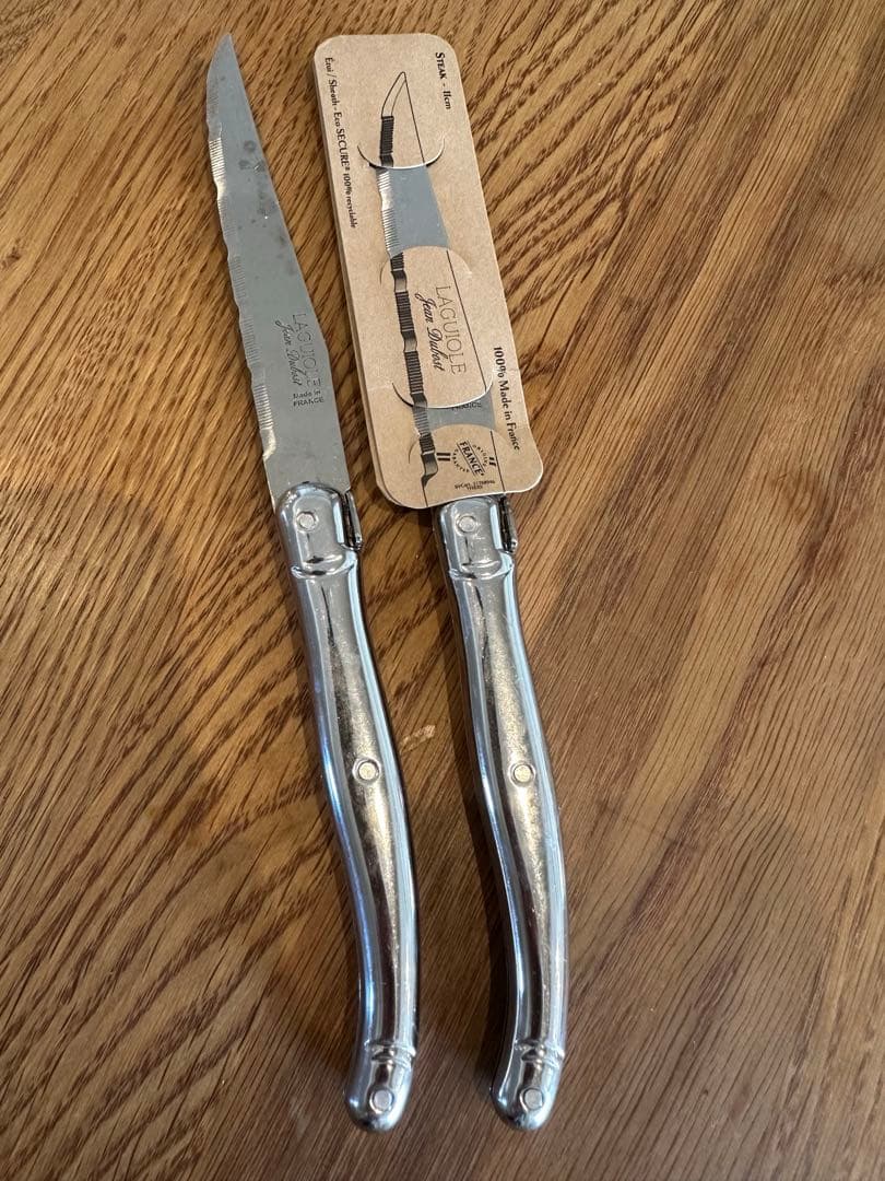 【新品】Laguioleラギオール ステンレステーブルナイフ 5本セット