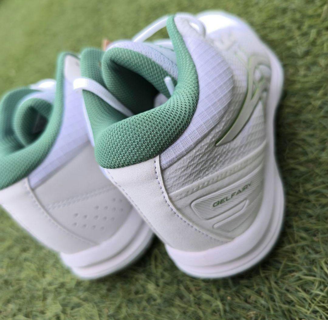 asics バスケットボールシューズ ホワイト/グリーン22.5cm