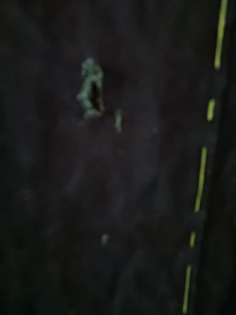 古布　夜着　綿　藍染　筒描き　家紋　鶴松　一枚