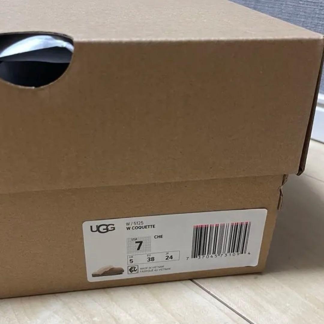 UGG コケット　ムートンスリッポン　ムートンブーツ　チェスナット