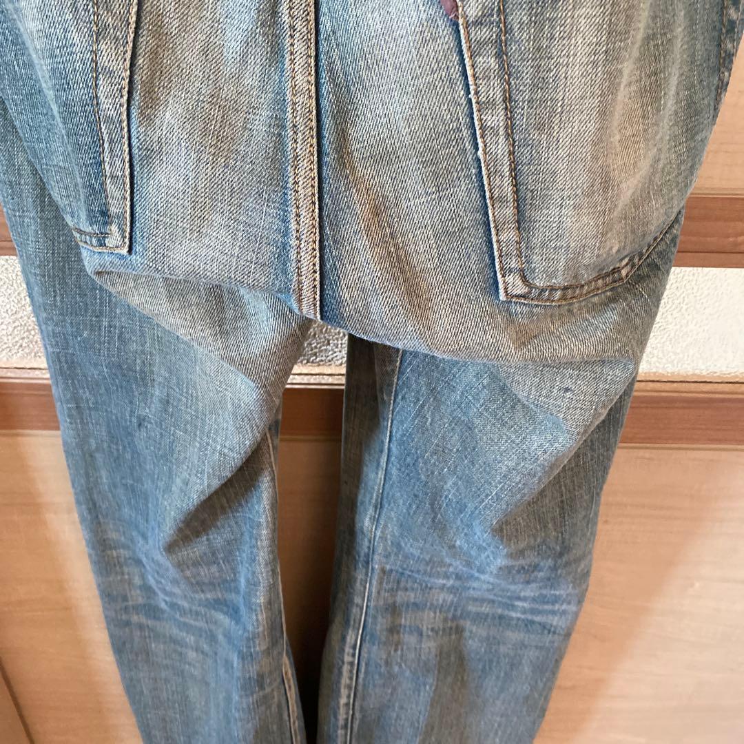 アディクトクローズ　デニムオールインワン　つなぎ　used加工　超希少