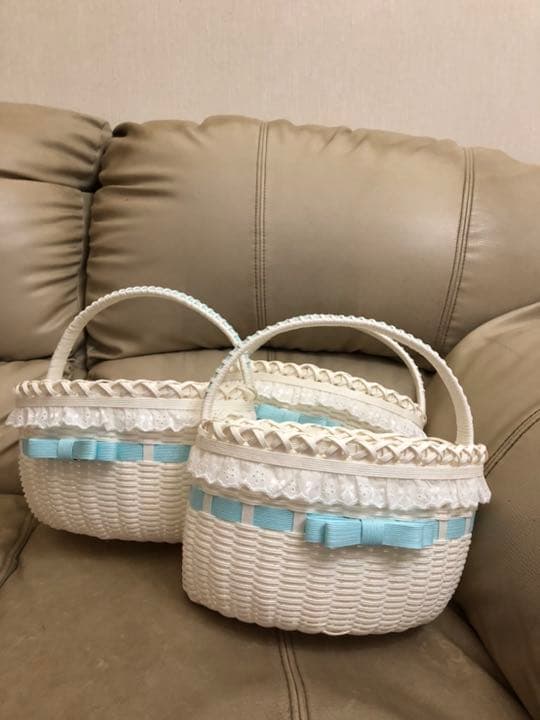 みんみ様　オーダーカゴ完成品