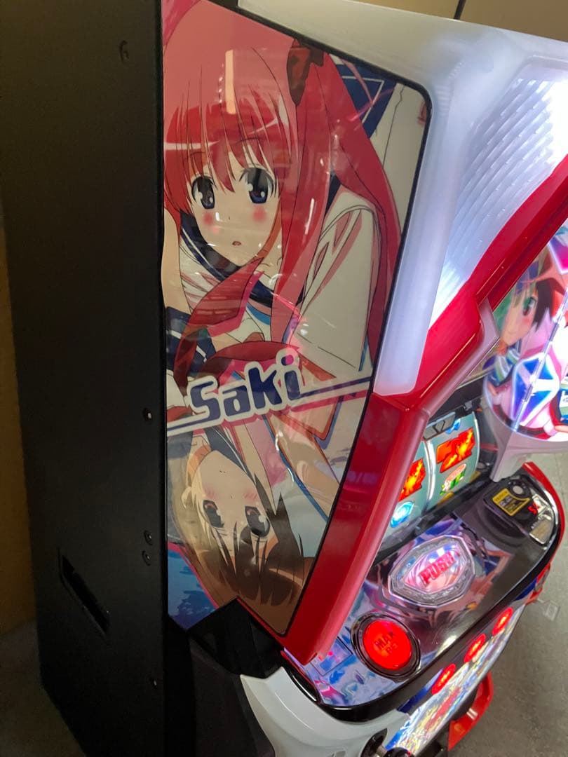 スマスロ実機 パチスロ Ｌ 咲‐Saki‐ 頂上決戦 簡易ユニット付⭕️送料無料⭕️