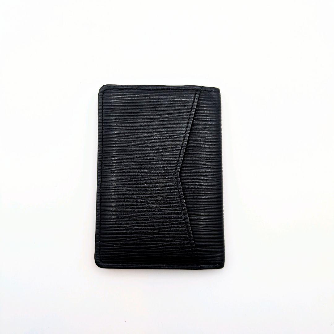 新型 極美品✨ルイヴィトン 名刺入れ エピ オーガナイザー ドゥ ポッシュ 黒