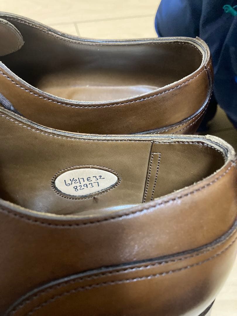 エドワードグリーン ドーバー UK6.5 32E 純正シューツリー付属