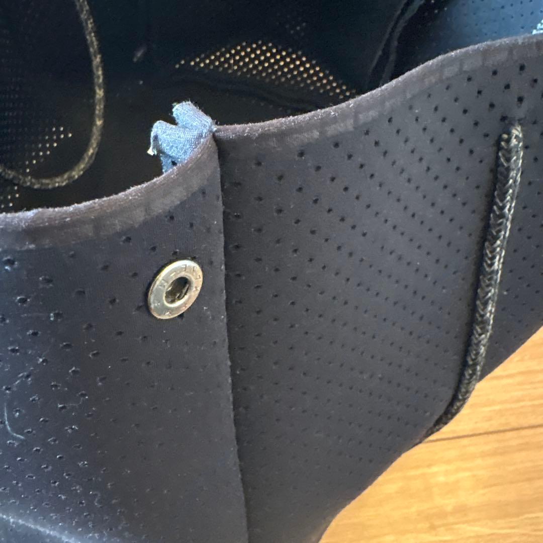 メッシュデザイン トートバッグ 黒 STATE OF ESCAPE