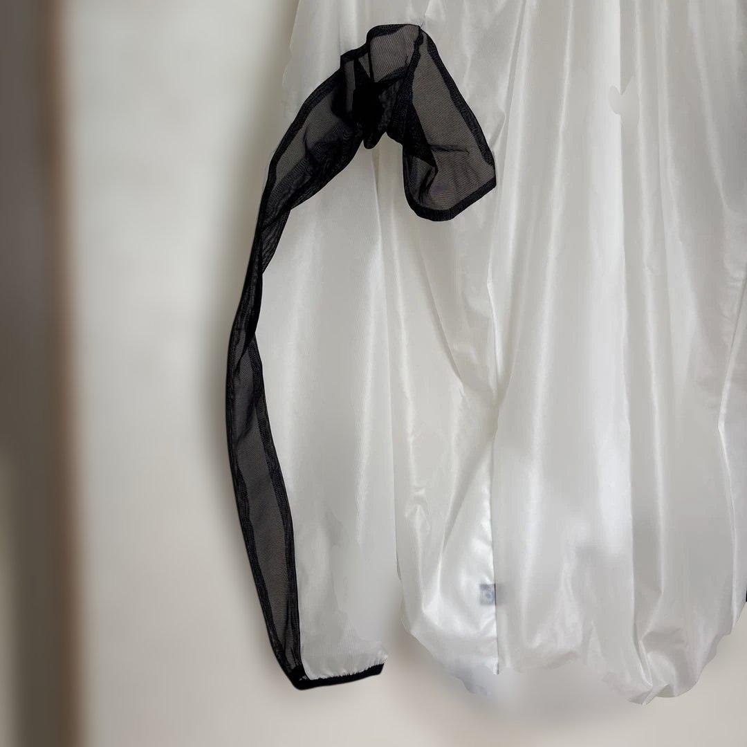 Pearl Izumi スケルトンレインジャケット 白/黒