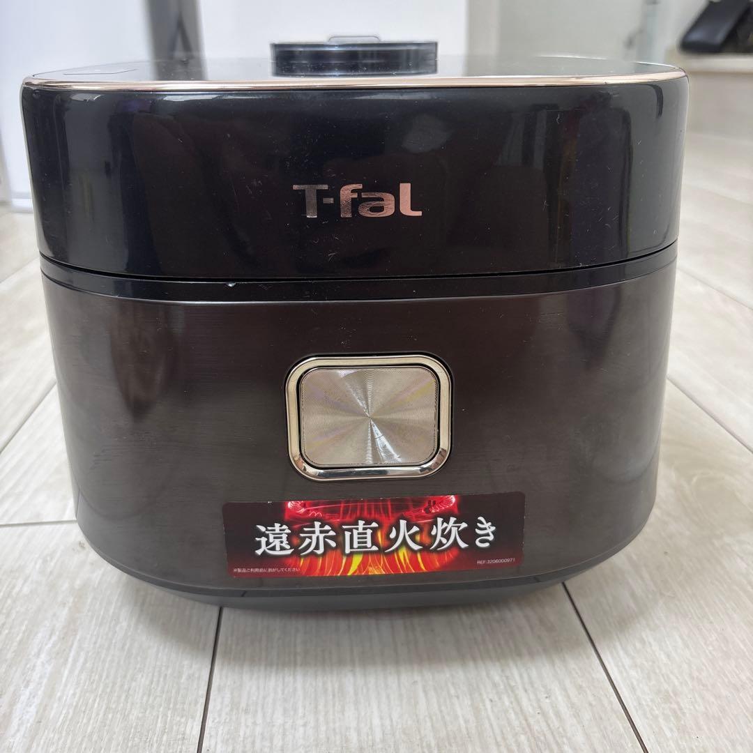 T-fal 炊飯器 遠赤直火炊き 黒