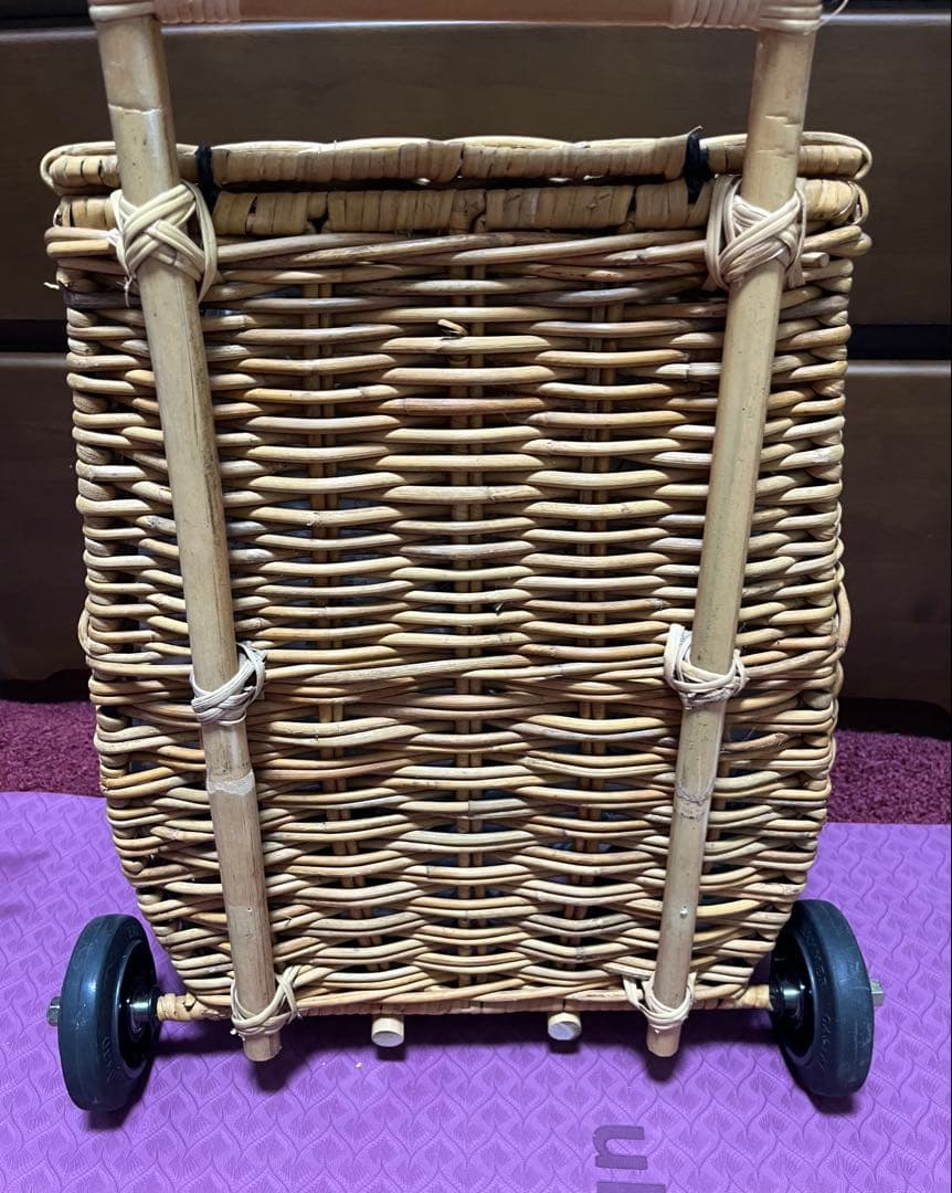 アラログ キャリーカート　ラタン　ショッピング