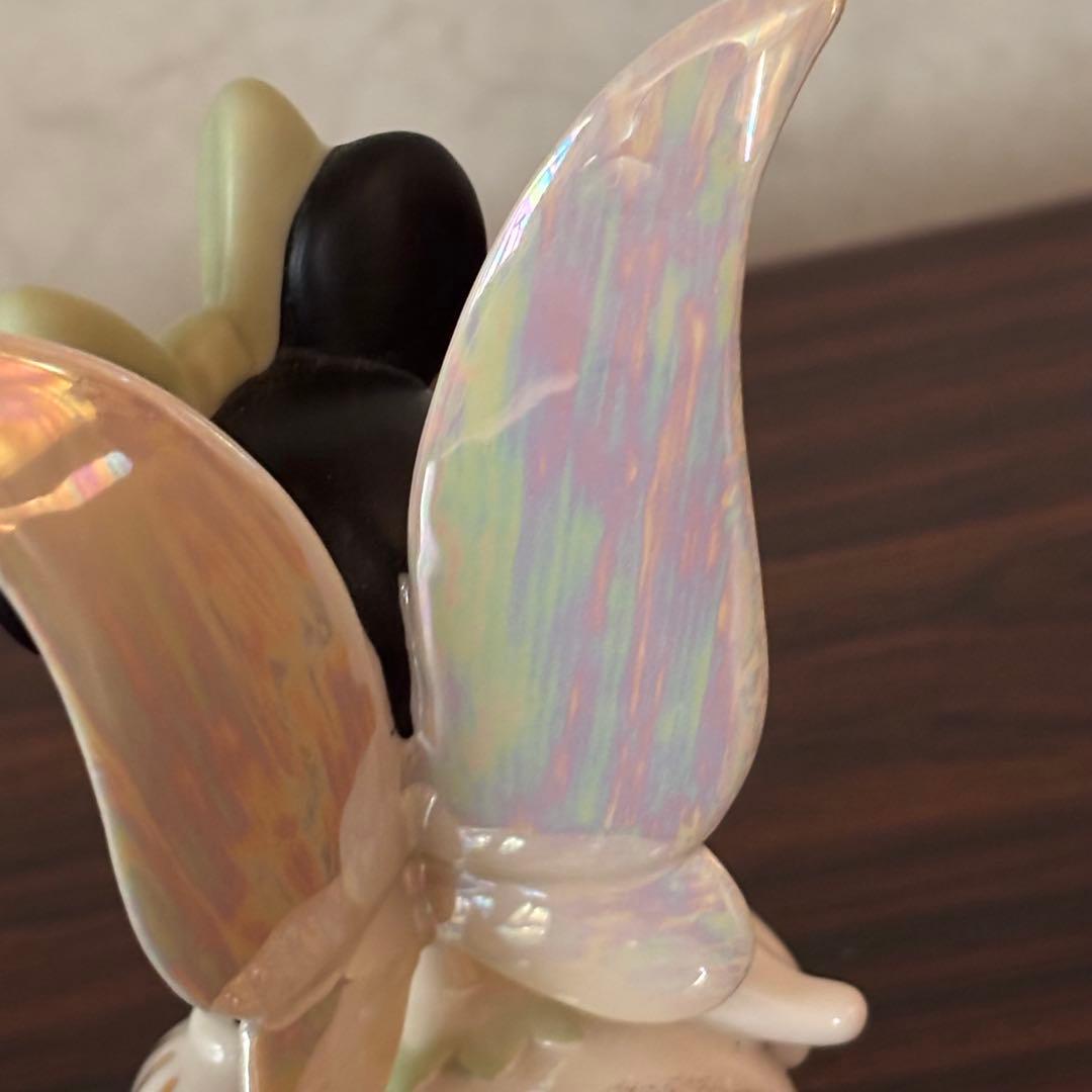 ディズニー　ミニー　妖精 フィギュア　陶器　置物