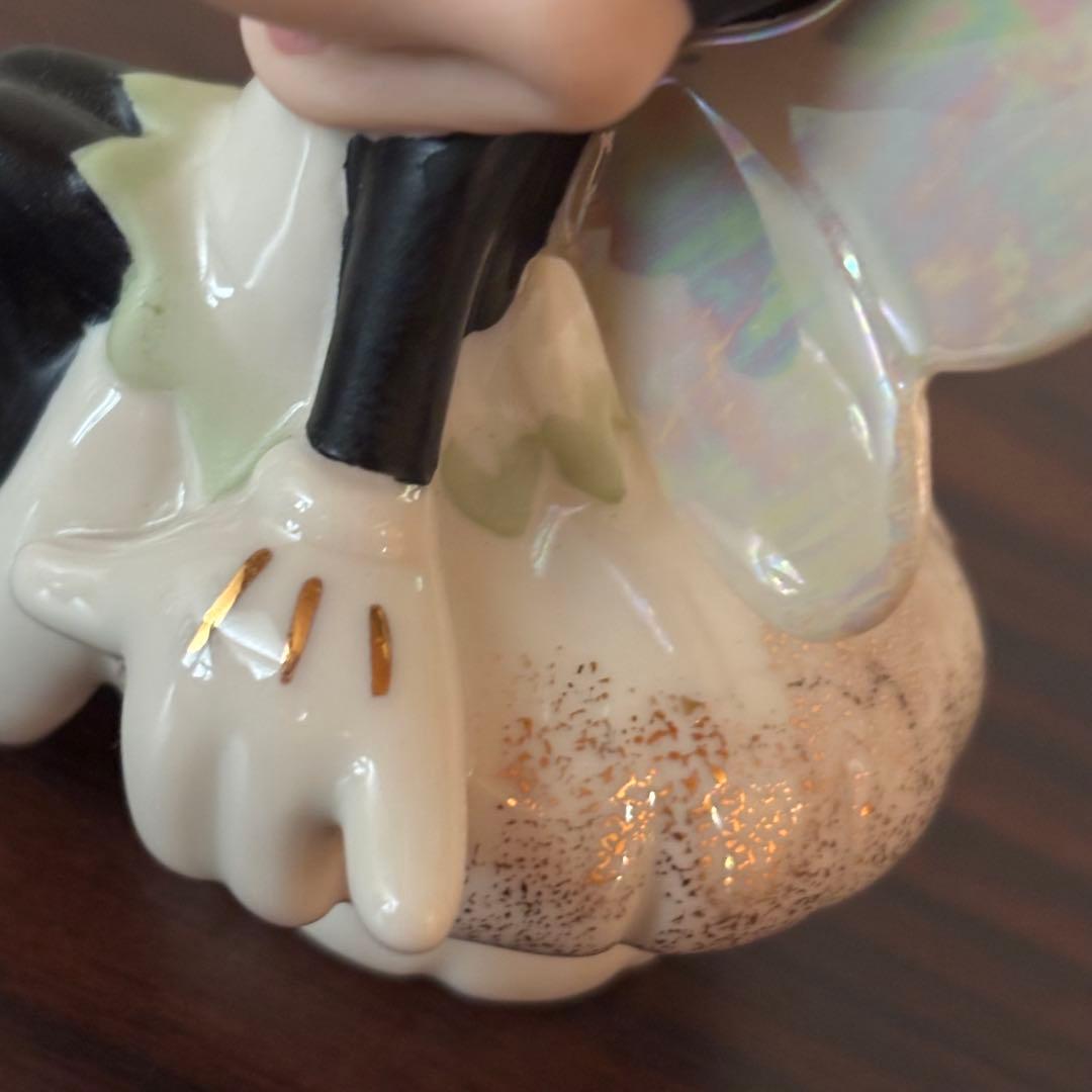 ディズニー　ミニー　妖精 フィギュア　陶器　置物