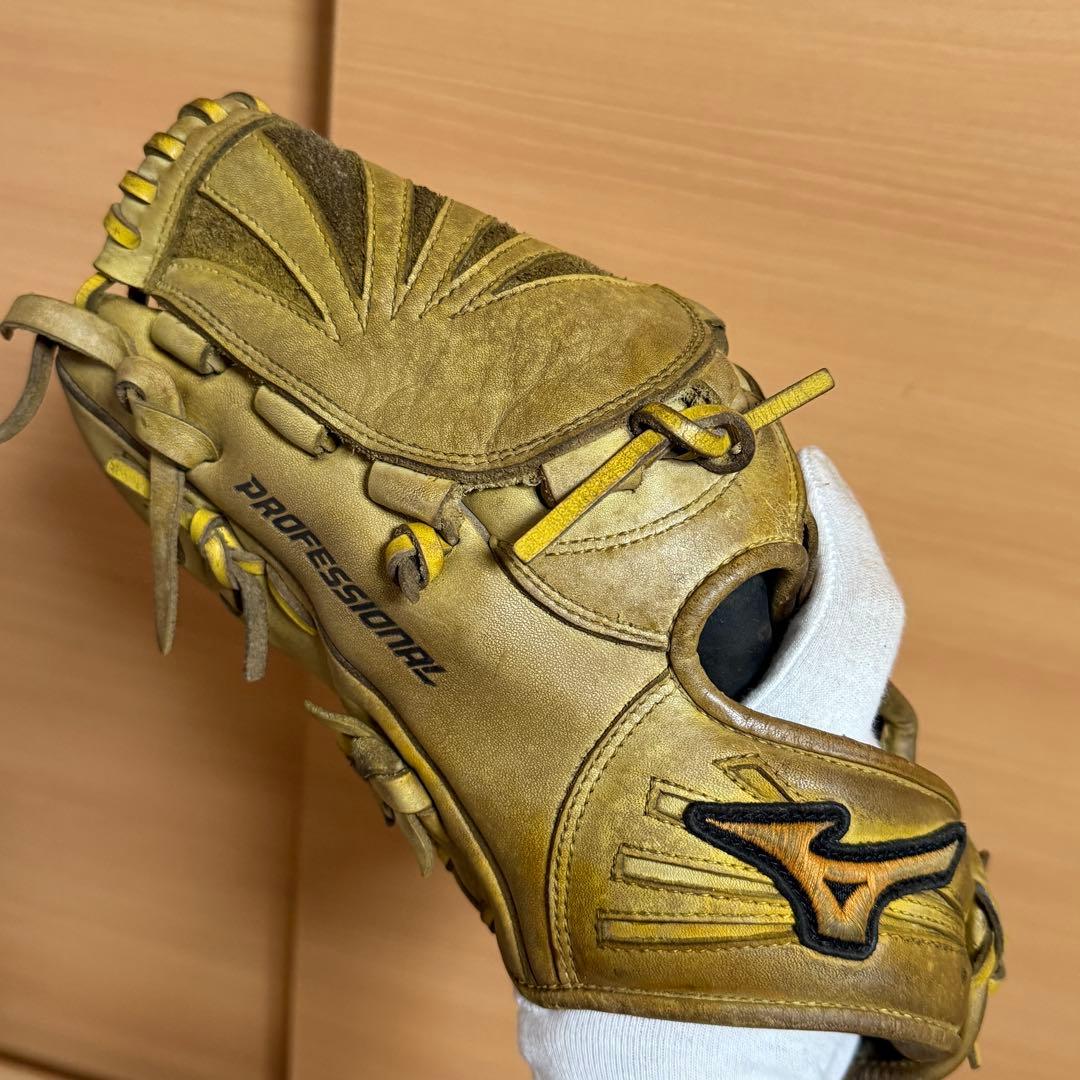 MIZUNO ミズノ プロフェッショナル 軟式用 左投げ 野球 投手向け