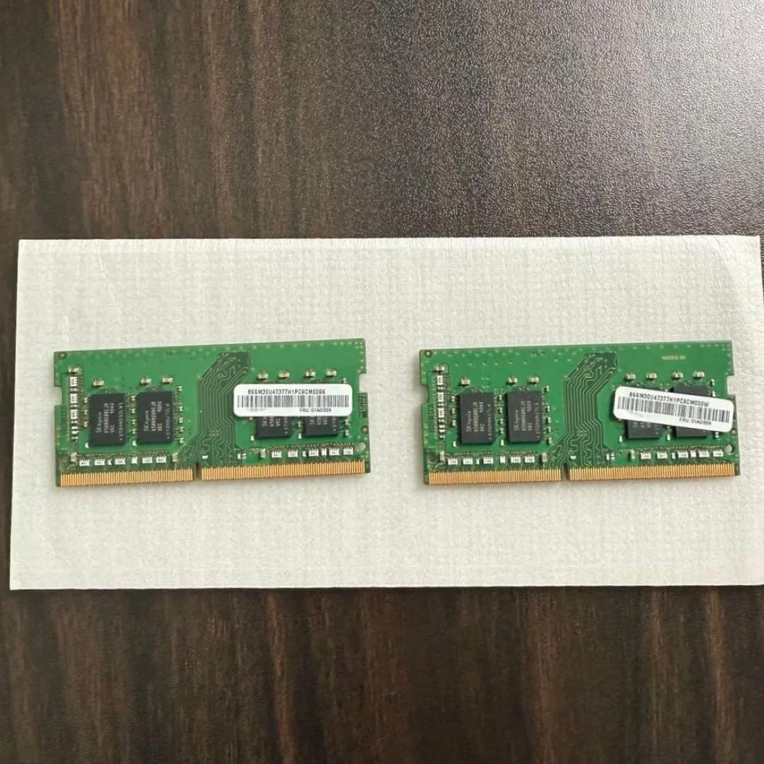 DDR4 SO-DIMM メモリー 8GB 2666MHz 2枚（動作確認済）