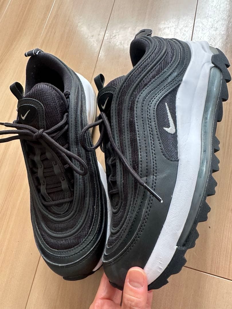 ナイキNIKEエアマックス97Golf/25.5cm/ブラック