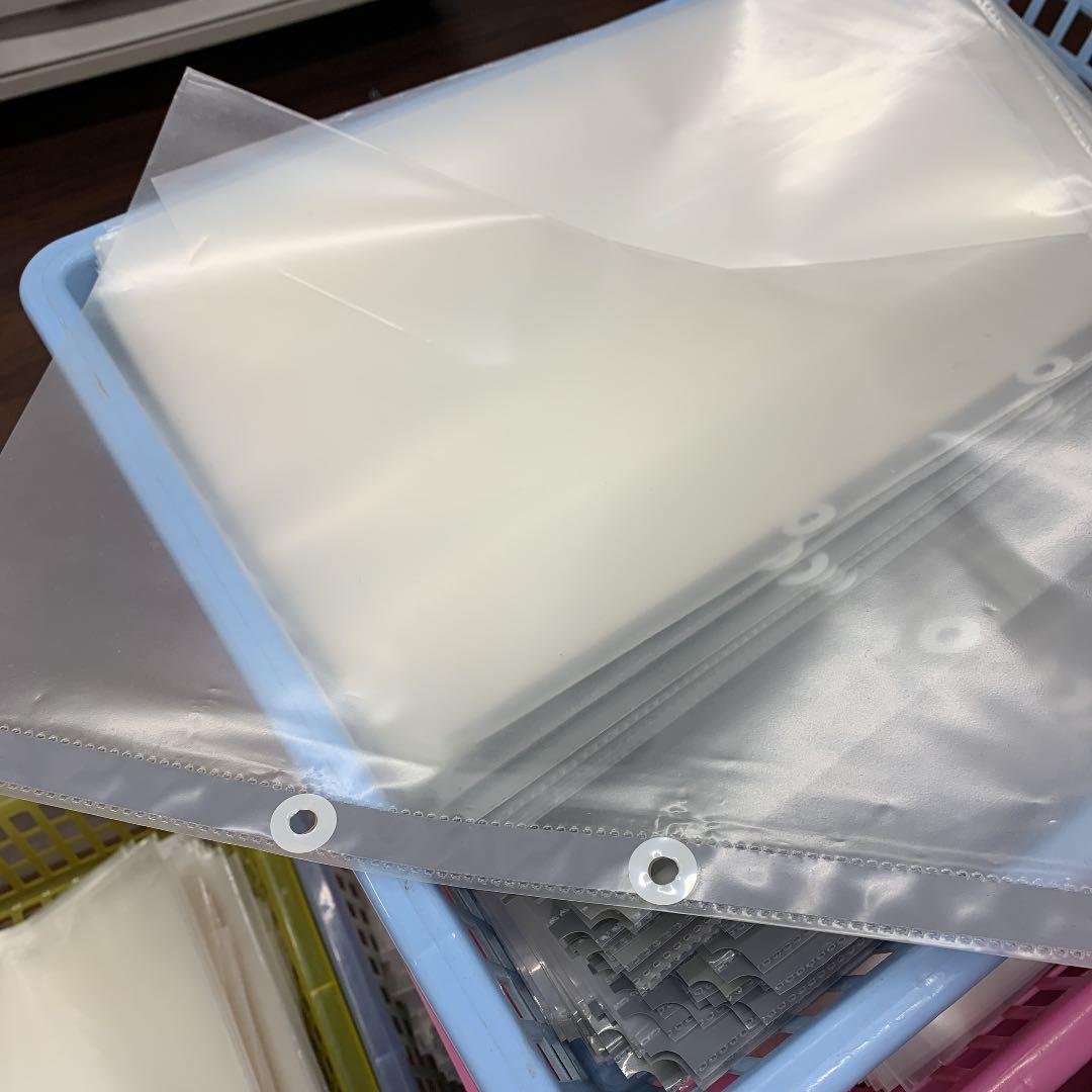 カウネット クリヤーブック リフィル 2穴 A4 使用済含 約３５００枚