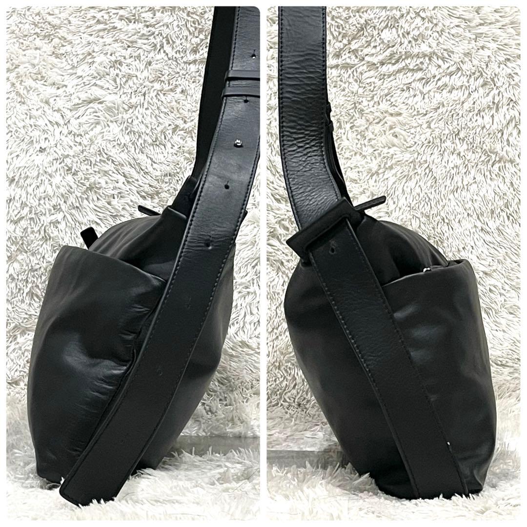 美品✨ear PAPILLONNER 2WAY レザーショルダーバッグ ブラック