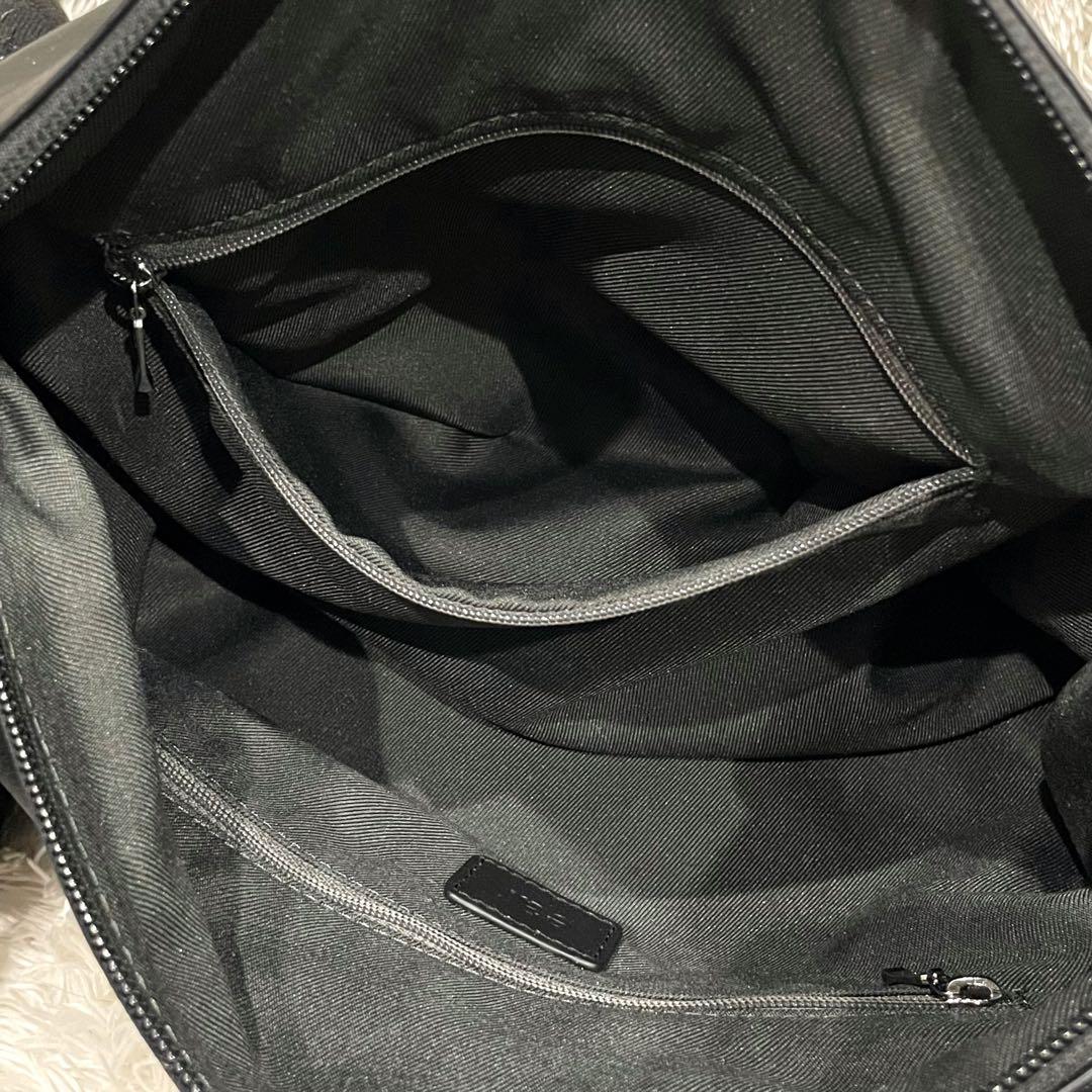 美品✨ear PAPILLONNER 2WAY レザーショルダーバッグ ブラック