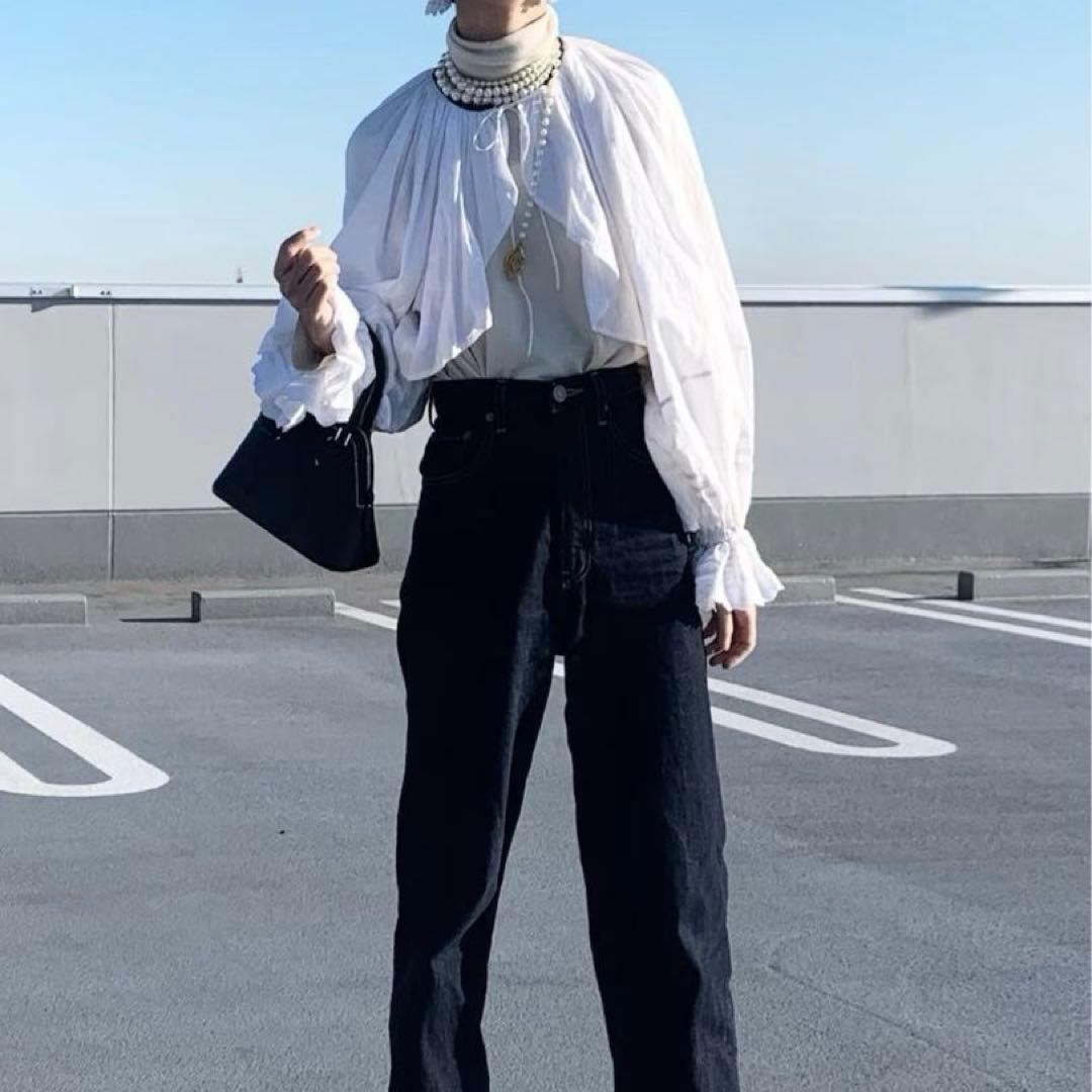 BEAMSBOY ビームスボーイ コットン リネン ギャザー ボレロ ホワイト