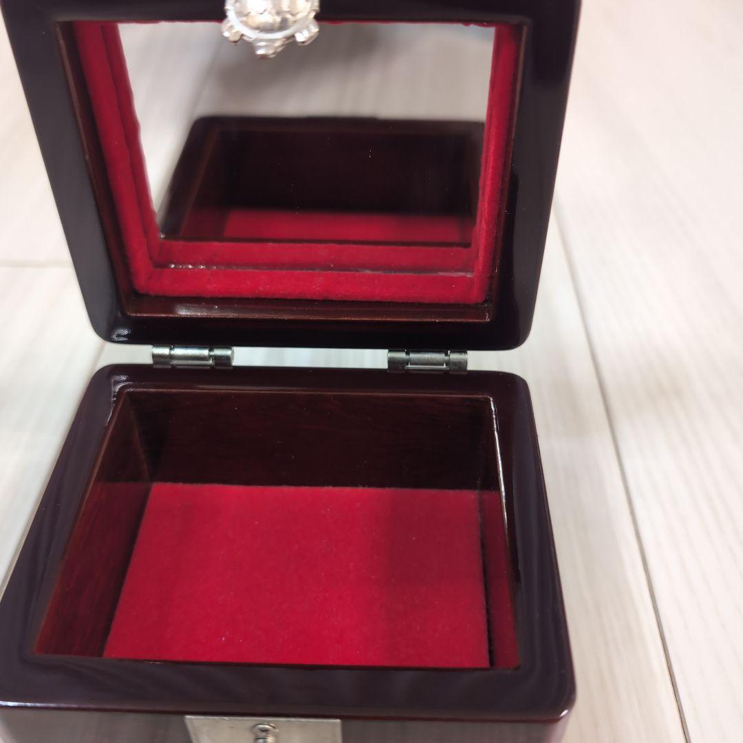 木製アクセサリーケース 二羽の鳥デザイン