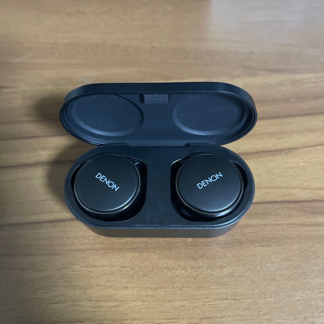 K*2様 DENON PerL Proワイヤレスイヤホン ブラック 充電ケース付